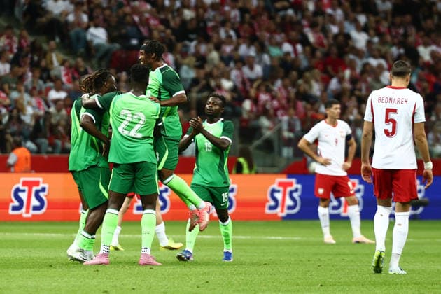 Poland - Nigeria Friendly Match Nigera team players celebrate the goal during the Poland - Nigeria friendly football match at National Stadium in Warsaw, Poland on June 3, 2026. Warsaw Poland  Copyright: xJakubxPorzyckix originalFilename:porzycki-polandni260603_np3mW.jpg