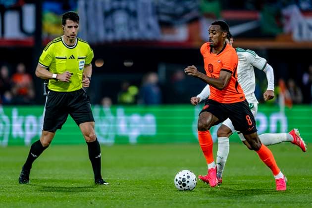 ROTTERDAM r Ryan Gravenberch of the Netherlands during the 2026 World Cup friendly match between the Netherlands and Algeria at Stadium De Kuip on June 3, 2026 in Rotterdam, the Netherlands Photo by Stefan Koops EYE4IMAGES DeFodi Images