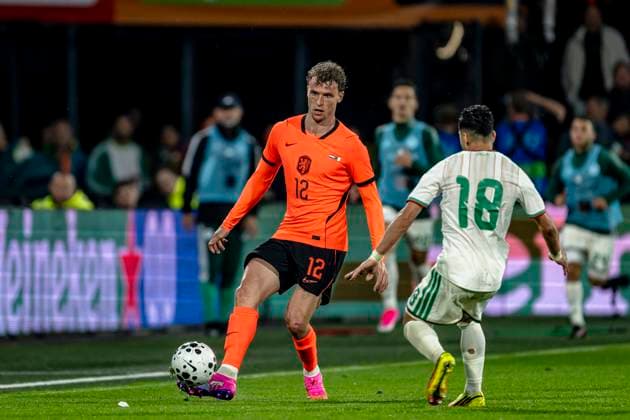 ROTTERDAM Mats Wieffer of the Netherlands during the 2026 World Cup friendly match between the Netherlands and Algeria at Stadium De Kuip on June 3, 2026 in Rotterdam, the Netherlands Photo by Stefan Koops EYE4IMAGES DeFodi Images