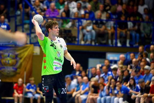 Fynn Jarik Hasenkamp Emsdetten Handball Qualification match for 2 League EHV Aue TV Emsdetten 36 44 on 3 6 2026 EHV Aue TV Emsdetten