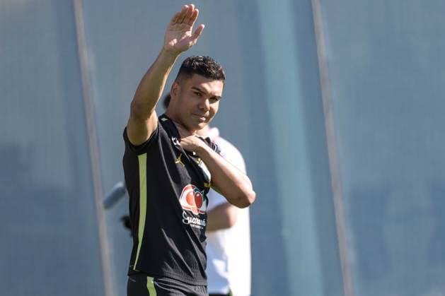 The Brazilian national team, Nationalteam during training in New Jersey, United States. Casemiro of the Brazilian national team during training at the New York Red Bulls Training Center in Columbia Park, in the city of Morristown, New Jersey, United States, this Wednesday, June 3, 2026. Morristown Columbia Park NJ UNITED STATES Copyright: xWilliamxVolcovx