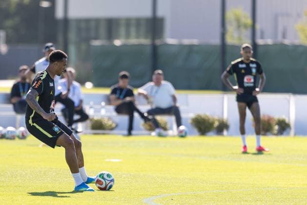 The Brazilian national team, Nationalteam during training in New Jersey, United States. of the Brazilian national team during training at the New York Red Bulls Training Center in Columbia Park, in the city of Morristown, New Jersey, United States, this Wednesday, June 3, 2026. Morristown Columbia Park NJ UNITED STATES Copyright: xWilliamxVolcovx