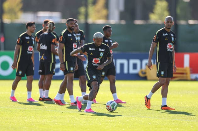 The Brazilian national team, Nationalteam during training in New Jersey, United States. Wesley of the Brazilian national team during training at the New York Red Bulls Training Center in Columbia Park, in the city of Morristown, New Jersey, United States, this Wednesday, June 3, 2026. Morristown NEW JERSEY UNITED STATES Copyright: xVANESSAxCARVALHOx