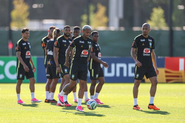 The Brazilian national team, Nationalteam during training in New Jersey, United States. Wesley of the Brazilian national team during training at the New York Red Bulls Training Center in Columbia Park, in the city of Morristown, New Jersey, United States, this Wednesday, June 3, 2026. Morristown NEW JERSEY UNITED STATES Copyright: xVANESSAxCARVALHOx