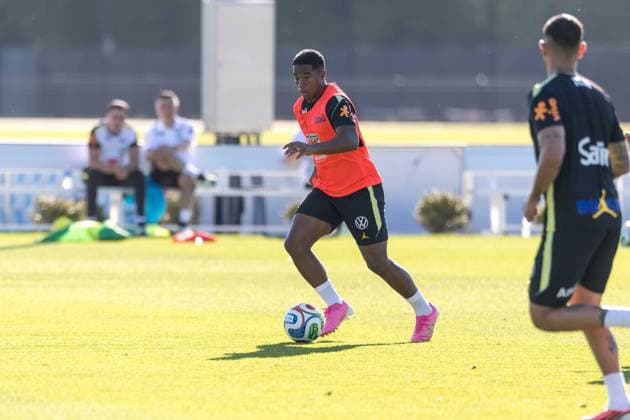 The Brazilian national team, Nationalteam during training in New Jersey, United States. Endrick of the Brazilian national team during training at the New York Red Bulls Training Center in Columbia Park, in the city of Morristown, New Jersey, United States, this Wednesday, June 3, 2026. Morristown Columbia Park NJ UNITED STATES Copyright: xWilliamxVolcovx