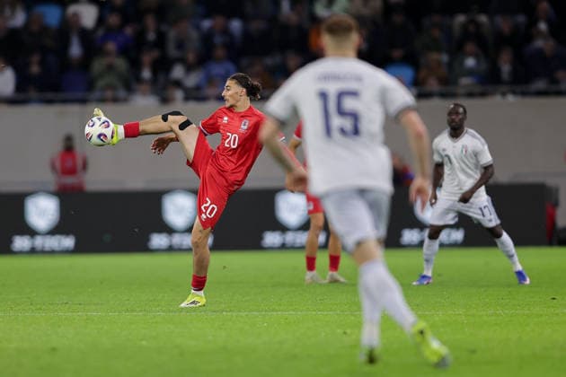 Hamza Kadamani Luxembourg 20 Soccer, Season 2025 2026, Friendly match, International match 03 06 2026 National team Luxembourg Italy LUX vs ITA Stade de Luxembourg, Luxembourg
