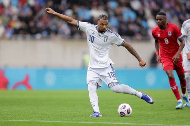 Cher Ndour Italy 10 Goal Soccer, Season 2025 2026, Friendly match, International match 03 06 2026 National team Luxembourg Italy LUX vs ITA Stade de Luxembourg, Luxembourg
