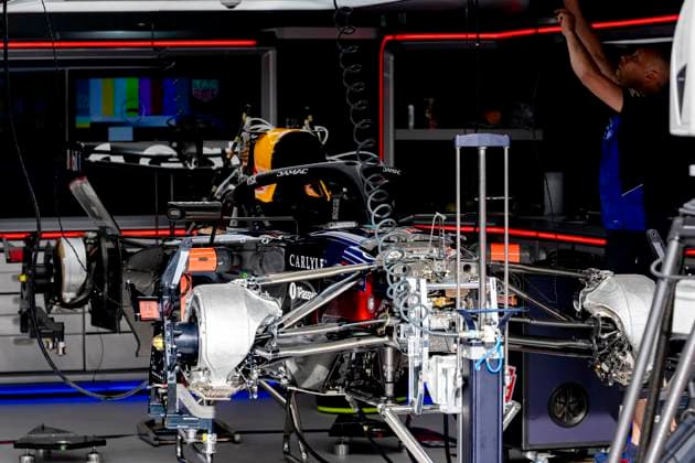 MONACO The car of Formula 1 driver Max Verstappen or Oracle Red Bull Racing in the pit box during the Formula 1 Monaco Grand Prix on the Monaco Street Circuit on June 4, 2026 in Monaco, Monaco Photo by DeFodi Images