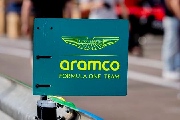 MONACO Pit board of Aramco Formula One Team during the Formula 1 Monaco Grand Prix on the Monaco Street Circuit on June 4, 2026 in Monaco, Monaco Photo by DeFodi Images