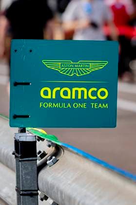 MONACO Pit board of Aramco Formula One Team during the Formula 1 Monaco Grand Prix on the Monaco Street Circuit on June 4, 2026 in Monaco, Monaco Photo by DeFodi Images