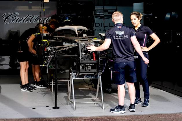 MONACO Mechanics at work on the car of Formula 1 driver Valtteri Bottas or Cadillac Formula 1 Team during the Formula 1 Monaco Grand Prix on the Monaco Street Circuit on June 4, 2026 in Monaco, Monaco Photo by DeFodi Images