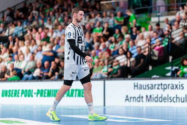 Hendrik Pekeler THW Kiel, 61 GER, GWD Minden vs THW Kiel, Handball, 1 Bundesliga, 33 Matchday, Season 2025 2026, 03 06 2026 GER, GWD Minden vs THW Kiel, Handball, 1 Bundesliga, 33 Matchday, Season 2025 2026, 03 06 2026 Minden Copyright: xEibner-Pressefoto JanxRollingerx EP_JSK