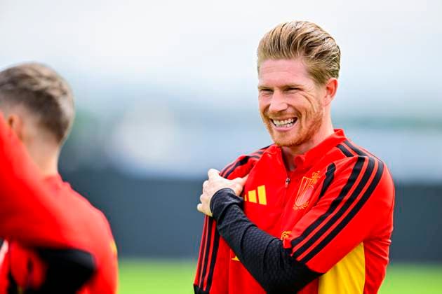 Belgian national football team - FIFA World Cup, WM, Weltmeisterschaft, Fussball 2026 - media activities 04 06 2026 TUBIZE, BELGIUM - JUNE 04 : De Bruyne Kevin forward of Belgium pictured during a training session at the training grounds of the Royal Belgian Football Association ahead of the FIFA World Cup 2026 on June 4, 2026 in Tubize, Belgium, 04 06 2026 Tubize Belgium  Copyright: xJanxDexMeuleneirx