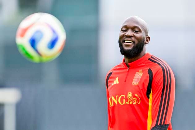 Belgian national football team - FIFA World Cup, WM, Weltmeisterschaft, Fussball 2026 - media activities 04 06 2026 TUBIZE, BELGIUM - JUNE 04 : Lukaku Romelu forward of Belgium pictured during a training session at the training grounds of the Royal Belgian Football Association ahead of the FIFA World Cup 2026 on June 4, 2026 in Tubize, Belgium, 04 06 2026 Tubize Belgium  Copyright: xJanxDexMeuleneirx