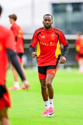 Belgian national football team - FIFA World Cup, WM, Weltmeisterschaft, Fussball 2026 - media activities 04 06 2026 TUBIZE, BELGIUM - JUNE 04 : Lukebakio Dodi forward of Belgium pictured during a training session at the training grounds of the Royal Belgian Football Association ahead of the FIFA World Cup 2026 on June 4, 2026 in Tubize, Belgium, 04 06 2026 Tubize Belgium  Copyright: xJanxDexMeuleneirx