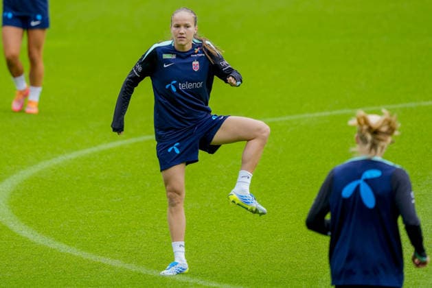 Womens national football team Oslo 20260604 Guro Reiten and the womens national team prepare for the World Cup qualifier against Germany at Ullevaal Stadium Photo Javad Parsa NTB Oslo Norway EDITORIAL USE ONLY RESTRICTED USE FOR BETTING COMPANIES  Copyright: xJavadxParsax xNTBx