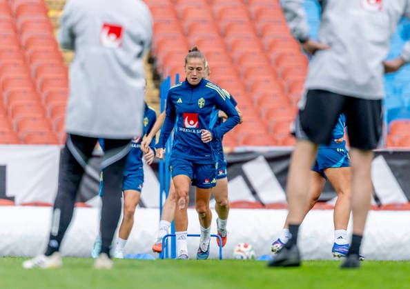 GOTHENBURG, SWEDEN 20260604 Filippa Angeldahl during Thursday s training with the women s national team at Ullevi ahead of the upcoming World Cup qualifier against Denmark GÖTEBORG SWEDEN x9200x  Copyright: xAdamxIhse TTx THE WOMEN S NATIONAL TEAM TRAINS IN GOTHENBURG BEFORE THE WORLD CUP QUALIFYING