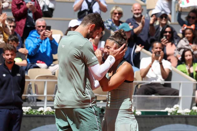 TENNIS : Roland Garros 2026 - 04 06 2026 Sara Errani (ITA) - Andrea Vavassori (ITA) Vs Gabriela Dabrowski (CAN) - Evan King (USA) ParisFrance  Copyright: xMichaelxBaucherx