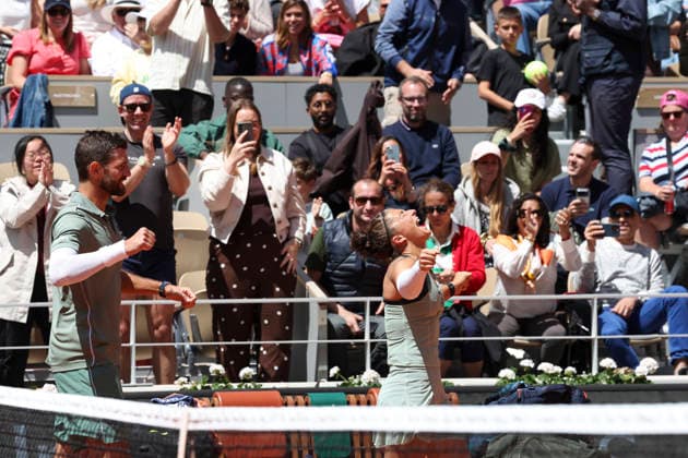 TENNIS : Roland Garros 2026 - 04 06 2026 Sara Errani (ITA) - Andrea Vavassori (ITA) Vs Gabriela Dabrowski (CAN) - Evan King (USA) ParisFrance  Copyright: xMichaelxBaucherx