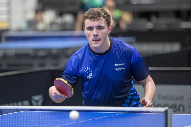 Lotto Thüringen TT-Finals Erfurt 2026 Deutsche Meisterschaften, Spielszene bei den TT-Finals 2026 in der Messe Erfurt: U19 Fabian Rinderer TV Ruhmannsfelden Deutschland, Germany 20260604-_MS_3353