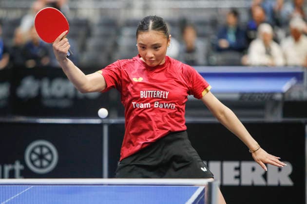 Lotto Thüringen TT-Finals Erfurt 2026 Deutsche Meisterschaften, Spielszene bei den LOTTO Thüringen TT-Finals 2026 in der Messe Erfurt: U19 Thao Nguyen Minh, SU Neckarsulm Deutschland, Germany 20260604-_MS_3252