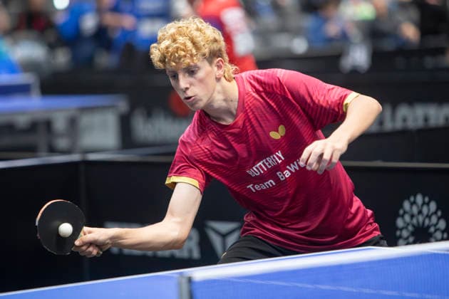Lotto Thüringen TT-Finals Erfurt 2026 Deutsche Meisterschaften, Spielszene bei den TT-Finals 2026 in der Messe Erfurt: U19 Len Müller, TTC immoXone Bietigheim-Bissingen Deutschland, Germany 20260604-_MS_3331