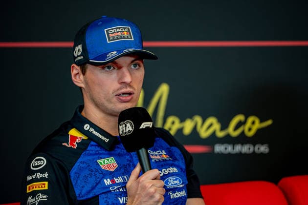 Formula One GP Monaco Thursday, June 04, 2026 Max Verstappen 3, Oracle Red Bull Racing in the press conference Formula One GP Monaco Thursday, June 04, 2026 Copyright: xBEAUTIFULxSPORTS Erlhofx