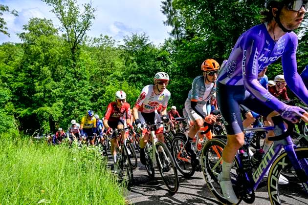 Tour de Wallonie 2026 Stage 4 EUPEN, BELGIUM - JUNE 04 : Vanthourenhout Michael (BEL) of Pauwels Sauzen - Altez Industriebouw in action during stage 4 of the 47th edition of Ethias Tour de Wallonie an UCI ProSeries 2.Pro cycling road race stage for Men Elite of 166.7 km with start in Dison and finish in Eupen on June 4, 2026 in Eupen, Belgium, 04 06 2026 ( Motordriver Pieter Van Herzele - Eupen Belgium  Copyright: xSesx