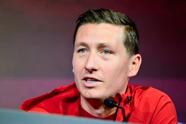 Belgian national football team - FIFA World Cup, WM, Weltmeisterschaft, Fussball 2026 - media activities 04 06 2026 TUBIZE, BELGIUM - JUNE 04 : Vanaken Hans midfielder of Belgium pictured during a press conference, PK, Pressekonferenz at the training grounds of the Royal Belgian Football Association ahead of the FIFA World Cup 2026 on June 4, 2026 in Tubize, Belgium, 04 06 2026 Tubize Belgium  Copyright: xJanxDexMeuleneirx
