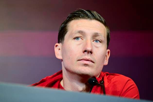 Belgian national football team - FIFA World Cup, WM, Weltmeisterschaft, Fussball 2026 - media activities 04 06 2026 TUBIZE, BELGIUM - JUNE 04 : Vanaken Hans midfielder of Belgium pictured during a press conference, PK, Pressekonferenz at the training grounds of the Royal Belgian Football Association ahead of the FIFA World Cup 2026 on June 4, 2026 in Tubize, Belgium, 04 06 2026 Tubize Belgium  Copyright: xJanxDexMeuleneirx