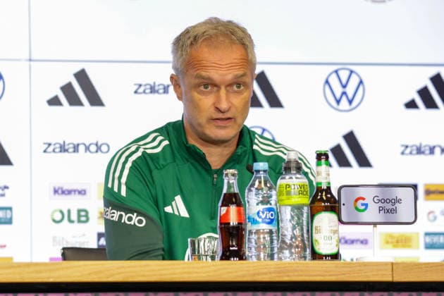 04 06 2026, xgrfx, Football DFB Media Dates, German Womens National Team Press Conference and Final Training v l Christian Wück German Womens National Team DFL DFB REGULATIONS PROHIBIT ANY USE OF PHOTOGRAPHS as IMAGE SEQUENCES and or QUASI VIDEO Cologne