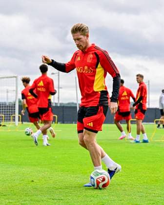 Belgian national football team - FIFA World Cup, WM, Weltmeisterschaft, Fussball 2026 - media activities 04 06 2026 TUBIZE, BELGIUM - JUNE 04 : De Bruyne Kevin forward of Belgium pictured during a training session at the training grounds of the Royal Belgian Football Association ahead of the FIFA World Cup 2026 on June 4, 2026 in Tubize, Belgium, 04 06 2026 Tubize Belgium  Copyright: xJanxDexMeuleneirx