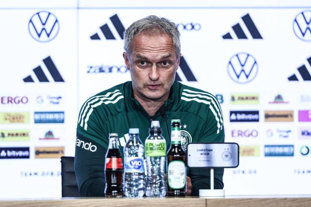 Sport, Football, World Cup Qualification Europe Women Season 2026 Closing Press Conference Germany before the match against Norway 04 06 2026, RheinEnergeieSTADION Christian Wück Coach, Germany Cologne RheinEnergieSTADION North Rhine-Westphalia Germany