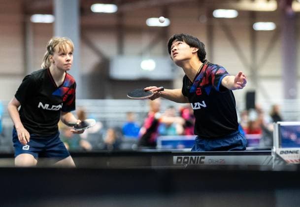 TABLE TENNIS TT FINALS 2026 IN ERFURT FOR EDITORIAL PURPOSES ONLY p 04 06 2026 Erfurt 94 National German Championships Women Men within the German TT Finals German Championships Youth 19 Mixed in photo Faustyna Stefanska SV SCHOTT Jena Kaito Ishida SV SCHOTT Jena Germany Thueringen Erfurt Copyright SaschaxFromm Copyright: SaschaxFromm doc86563q902cg3e0vlrtb ,EDITORIAL USE ONLY Copyright: SaschaxFromm