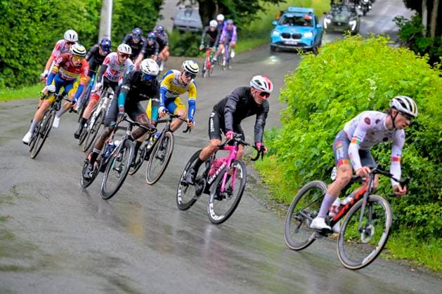 Tour de Wallonie 2026 Stage 4 EUPEN, BELGIUM - JUNE 04 : Rider of Team Flanders - Baloise during stage 4 of the 47th edition of Ethias Tour de Wallonie an UCI ProSeries 2.Pro cycling road race stage for Men Elite of 166.7 km with start in Dison and finish in Eupen on June 4, 2026 in Eupen, Belgium, 04 06 2026 ( Motordriver Pieter Van Herzele - Eupen Belgium  Copyright: xSesx