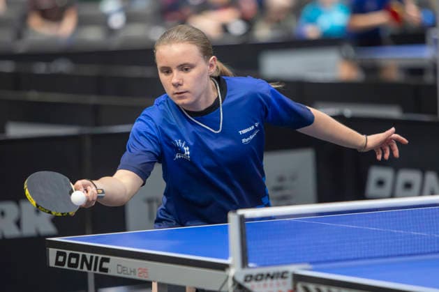 Lotto Thüringen TT-Finals Erfurt 2026 Deutsche Meisterschaften, Spielszene bei den LOTTO Thüringen TT-Finals 2026 in der Messe Erfurt: U19, Anna Ledwoch, FC Bayern München Deutschland, Germany 20260604-_MS_3575