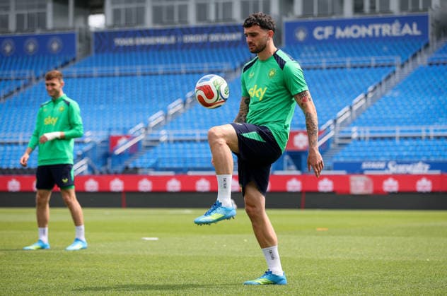 Republic of Ireland Squad Training, Stade Saputo, MontrÃ Troy Parrott 4 6 2026  Copyright: x INPHO RyanxByrnex RB1_3819