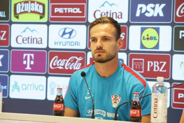 Croatia national team, Nationalteam press conference, PK, Pressekonferenz in Rijeka, Croatia Marin Pongracic during Croatia national team press conference at HNK Rijeka Stadium in Rijeka, Croatia on June 04, 2026. as part of pre-world cup training camp and friendly match against Slovenia.  GoranxKovacic PIXSELL