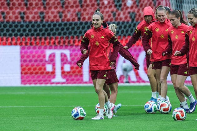 Sport, Football, World Cup Qualification Europe Women Season 2026 Final training Germany before the match against Norway 04 06 2026, RheinEnergeieSTADION Sophia Kleinherne Germany, 23 Köln RheinEnergieSTADION Nordrhein Westfalen Germany