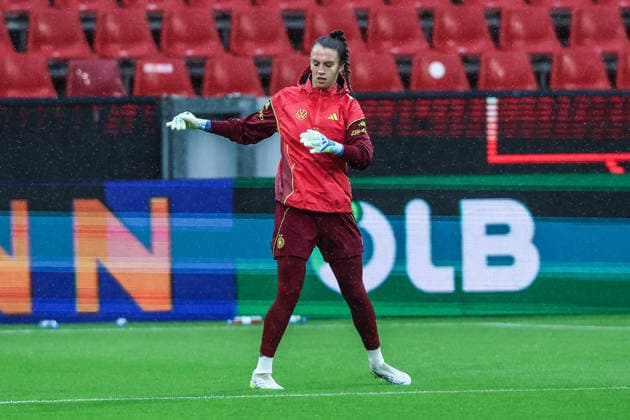 Sport, Football, World Cup Qualification Europe Women Season 2026 Final training Germany before the match against Norway 04 06 2026, RheinEnergeieSTADION Ena Mahmutovic Germany, 21 Köln RheinEnergieSTADION Nordrhein Westfalen Germany