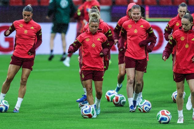 Football, Women, World Cup Qualifiers, National Team Germany, Training