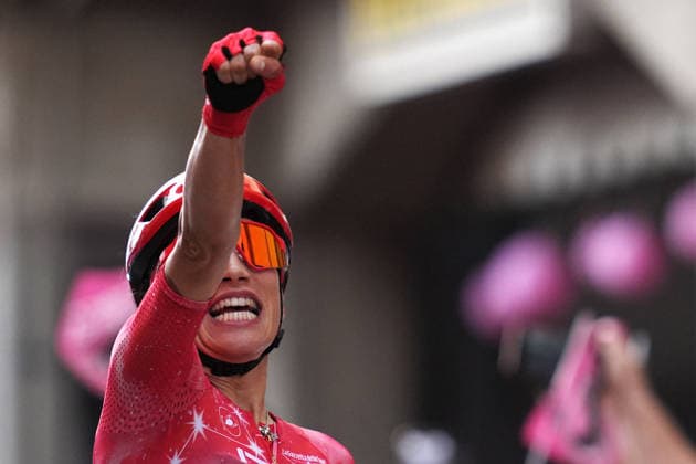 Italy™s Elisa Balsamo of Lidl - Trek™s stage winner during Stage 6 of the Giro d™Italia Women, from Ala to Brescello, Italy, Thursday, June 4, 2026  Copyright: xDavidexSpada LaPressex