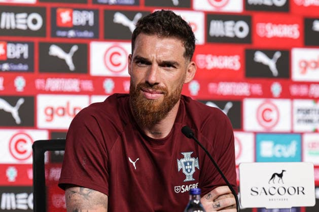 press conference of the Portuguese national football team in the football city of Oeiras Portugal, June 4, 2026, in Alges, Portugal goalkeeper Jose Sa Portugal ,12 Copyright: HMBxMedia FernandoxSoares