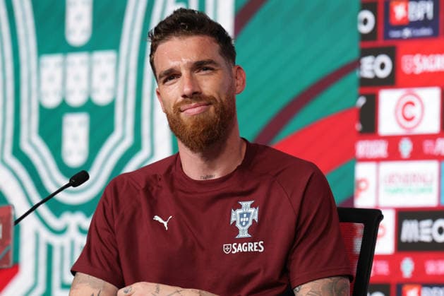 press conference of the Portuguese national football team in the football city of Oeiras Portugal, June 4, 2026, in Alges, Portugal goalkeeper Jose Sa Portugal ,12 Copyright: HMBxMedia FernandoxSoares