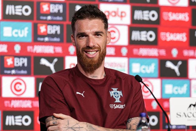 press conference of the Portuguese national football team in the football city of Oeiras Portugal, June 4, 2026, in Alges, Portugal goalkeeper Jose Sa Portugal ,12 Copyright: HMBxMedia FernandoxSoares