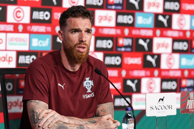 press conference of the Portuguese national football team in the football city of Oeiras Portugal, June 4, 2026, in Alges, Portugal goalkeeper Jose Sa Portugal ,12 Copyright: HMBxMedia FernandoxSoares