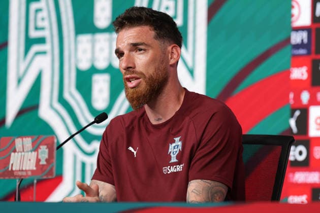 press conference of the Portuguese national football team in the football city of Oeiras Portugal, June 4, 2026, in Alges, Portugal goalkeeper Jose Sa Portugal ,12 Copyright: HMBxMedia FernandoxSoares