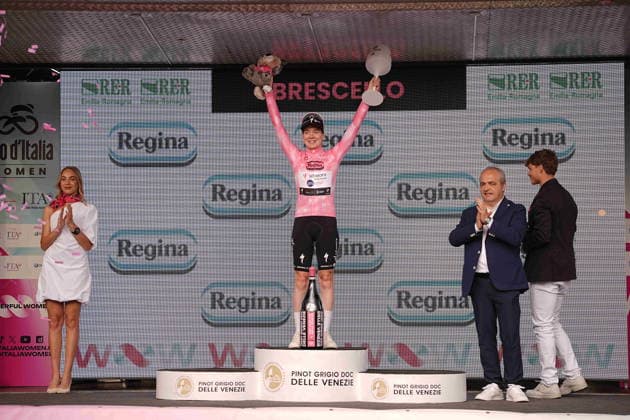 Netherlands™s Anna van der Breggen of Team SD Worx - Protime™s (Pink jersey) during Stage 6 of the Giro d™Italia Women, from Ala to Brescello, Italy - Thursday June 4, 2026  Copyright: xMarcoxAlpozzi LaPressex