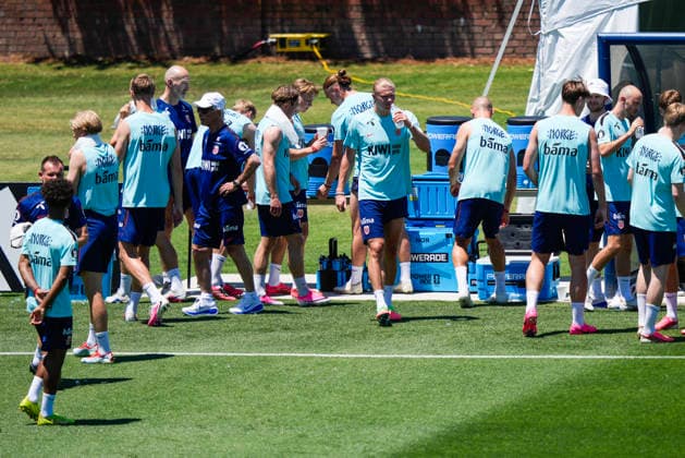 World Cup 2026 Greensboro, USA 20260604 Training with the Norwegian mens national football team at The University of North Carolina Greensboro UNCG Photo Fredrik Varfjell NTB Greensboro USA EDITORIAL USE ONLY RESTRICTED USE FOR BETTING COMPANIES  Copyright: xFredrikxVarfjellx xNTBx
