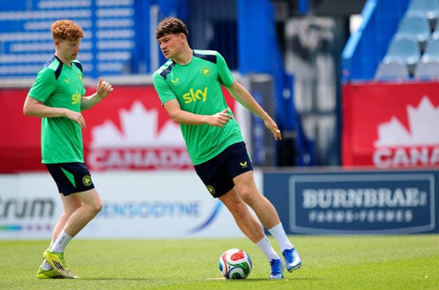 Republic of Ireland Squad Training, Stade Saputo, MontrÃ Owen Elding 4 6 2026  Copyright: x INPHO RyanxByrnex RB2_6945
